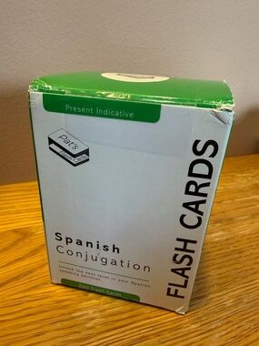 Flash Cards - Spanish Verb Conjugation